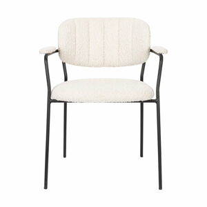 Bílé jídelní židle v sadě 2 ks – White Label