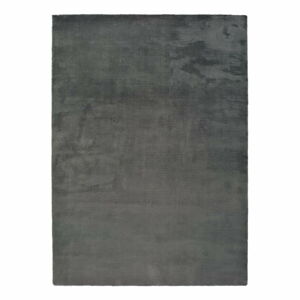 Tmavě šedý koberec Universal Berna Liso, 160 x 230 cm