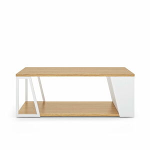 Konferenční stolek s deskou v dubovém dekoru 100x55 cm Albi - TemaHome