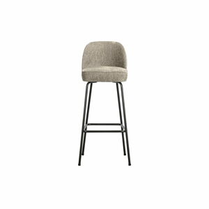 Krémová sametová barová židle 103 cm Vogue – BePureHome