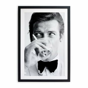 Plakát v rámu 30x40 cm James Bond - Little Nice Things
