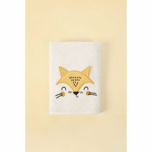 Krémový bavlněný dětský ručník 50x75 cm Foxy – Foutastic
