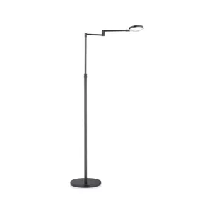 Knapstein LED stojací lampa Caro, 1 zdroj, černá