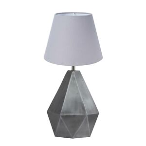 PR Home PR Home Trinity stolní lampa Ø 25cm stříbrná/šedá