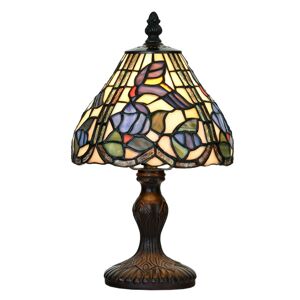 Clayre&Eef Stolní lampa 5LL-6181 ve stylu Tiffany, Ø 18 cm