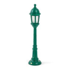 SELETTI LED venkovní světlo Street Lamp s baterií, zelená