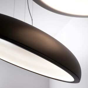 Stilnovo Stilnovo Reflexio LED závěsné světlo, Ø46cm, černá