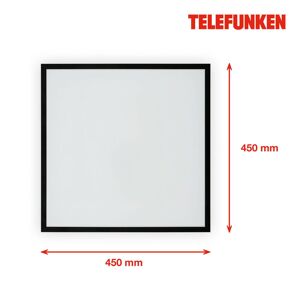Telefunken LED panel Magic Fully černá CCT RGB 45x45cm