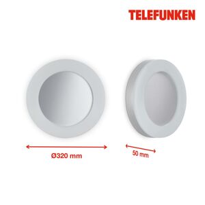 Telefunken Telefunken Rixi LED venkovní nástěnné světlo, bílá