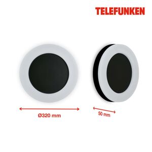 Telefunken Telefunken Rixi LED venkovní nástěnné světlo černá