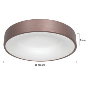 Steinhauer LED stropní světlo Ringlede, 2 700 K Ø 48 cm bronz