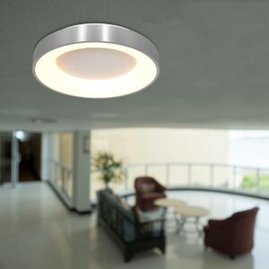 Steinhauer LED stropní světlo Ringlede 2700K Ø 30cm, stříbrná