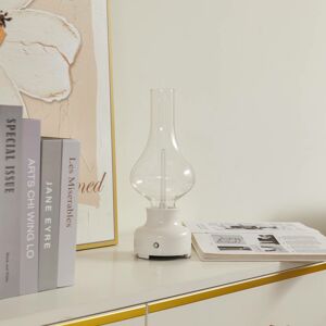 Lindby Lindby Maxentius LED stolní lampa krémová/čirá aku