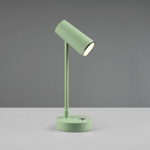 Reality Leuchten LED stolní lampa Lenny CCT s baterií, zelená