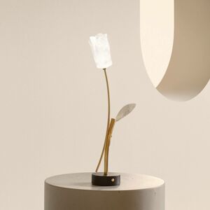 Slamp Nabíjecí stolní lampa Slamp LED Tulip, černá základna