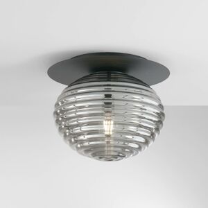 Eco-Light Stropní svítidlo Ripple, černá/chromová barva, Ø 35 cm