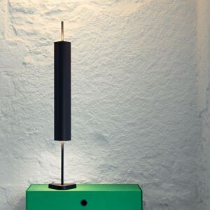 FLOS Stolní lampa FLOS LED Emi, tmavě modrá, stmívatelná, výška 114 cm