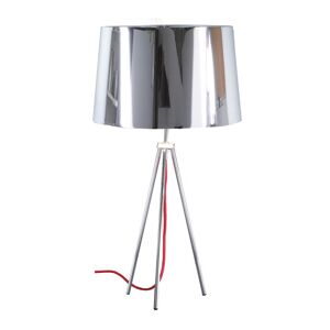 Aluminor Aluminor Tropic stolní lampa chrom, kabel červený