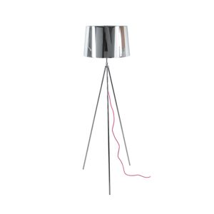 Aluminor Aluminor Tropic stojací lampa chrom, kabel červený