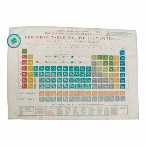 Utěrka Rex London Periodic Table, 50 x 70 cm