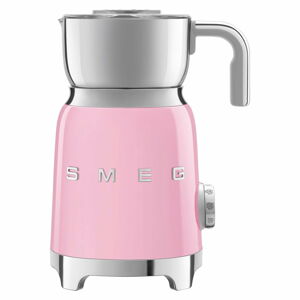 Růžový elektrický šlehač mléka Retro Style – SMEG