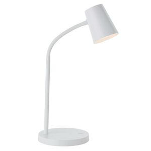 Brilliant LED lampa na psací stůl Illa, bílá