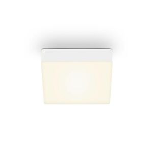 Briloner LED stropní světlo Flame, 15,7 x 15,7 cm, bílé
