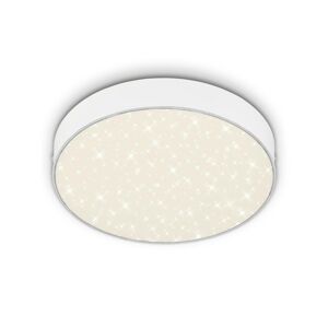 Briloner LED stropní světlo Flame Star, Ø 21,2 cm, bílé