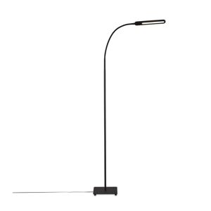 Briloner LED stojací lampa Servo, stmívatelná, CCT, černá
