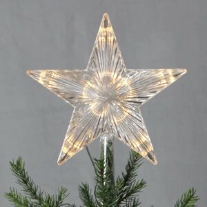 STAR TRADING S plastovou hvězdou - LED špička stromu Topsy