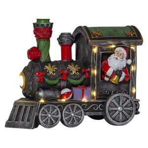 STAR TRADING Loke LED dekorativní světlo, Santa Claus ve vlaku