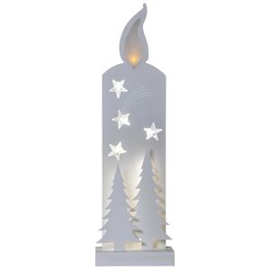 STAR TRADING LED dekor světlo Grandy svíčka a borovice, 50 cm