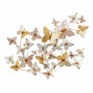 Kovová nástěnná dekorace 132x95.5 cm Butterflies - Mauro Ferretti