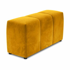 Žlutá sametová područka k modulární pohovce Rome Velvet - Cosmopolitan Design