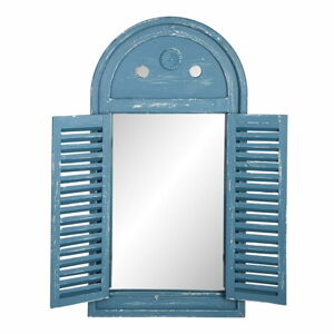Zrcadlo s dřevěným rámem 39x75 cm French – Esschert Design