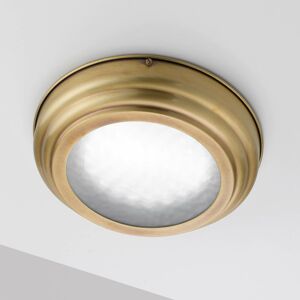 Cremasco LED stropní svítidlo Scirocco 30cm, mosaz