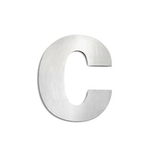 CMD Čísla domů z nerezové oceli velká - písmeno c