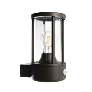 Deko-Light Venkovní nástěnné světlo Adebar, senzor, E27, šedá