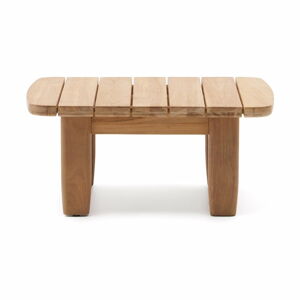 Zahradní odkládací stolek z teakového dřeva 70x70 cm Tirant – Kave Home
