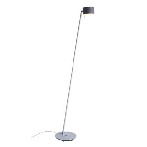 Domus LED stojací lampa CAI, stmívatelná, grafit/bílá