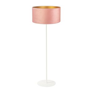 Euluna Stojací lampa Golden Roller světle růžová/zlatá