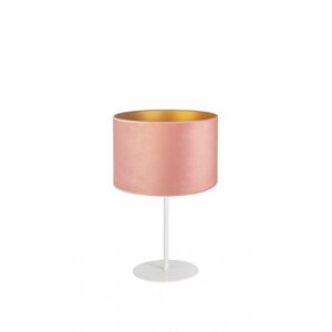 Euluna Stolní lampa Golden Roller výška 30cm růžová/zlatá