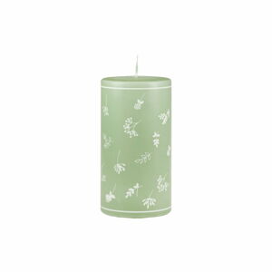 Zelená svíčka Unipar Fleur, doba hoření 87 h