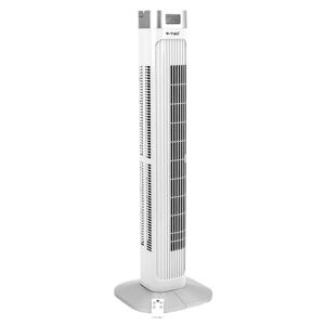 EGG Stojanový ventilátor Tower s režimem spánku, bílá