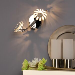 Eco-Light LED nástěnné svítidlo Bloom 2 zdroje stříbrné