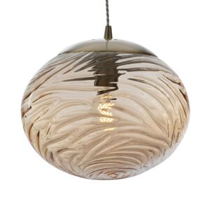Eco-Light Závěsné světlo Nereide, sklo bronz
