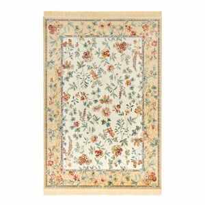Béžový koberec z viskózy 135x195 cm Oriental – Nouristan