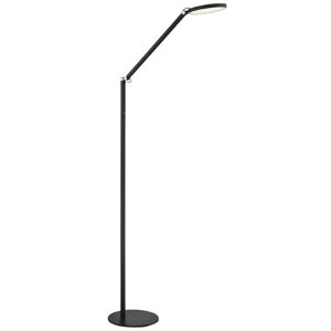 Fabas Luce LED stojací lampa Regina, 1 zdroj, černá