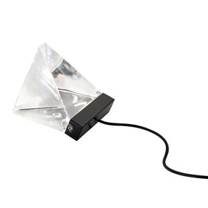 Fabbian Fabbian Tripla stolní lampa LED křišťál antracit