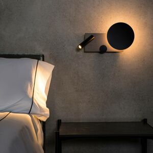 FARO BARCELONA LED nástěnné světlo Klee, šedá, pravá varianta